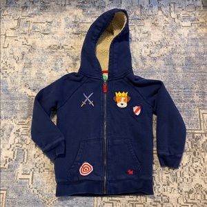 Mini Boden Sherpa Lined Hoodie-Imperfection
